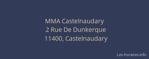 MMA Castelnaudary