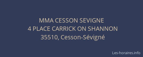 MMA CESSON SEVIGNE