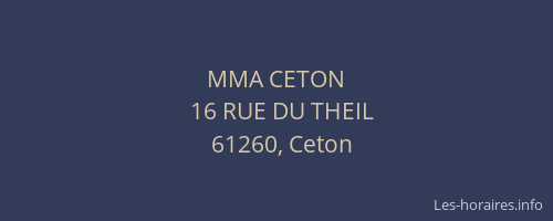 MMA CETON