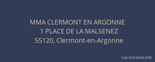 MMA CLERMONT EN ARGONNE