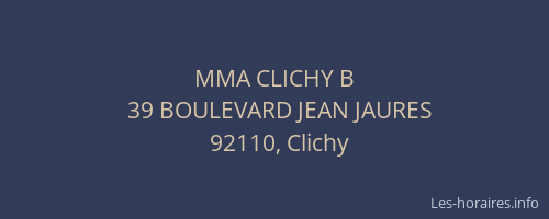 MMA CLICHY B