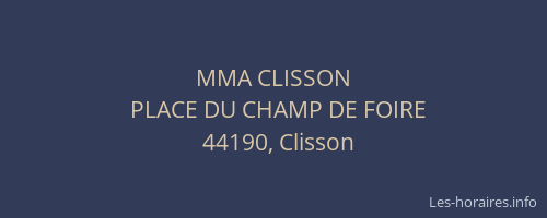 MMA CLISSON