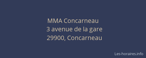 MMA Concarneau