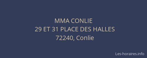 MMA CONLIE