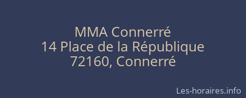 MMA Connerré