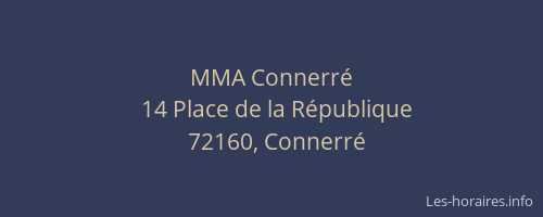 MMA Connerr&eacute;