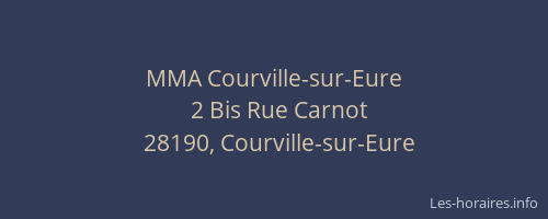 MMA Courville-sur-Eure