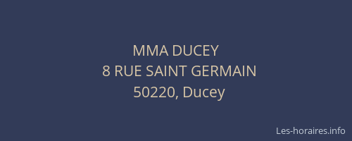 MMA DUCEY
