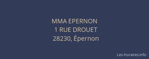 MMA EPERNON