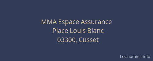 MMA Espace Assurance
