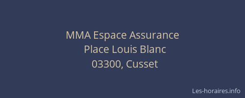 MMA Espace Assurance