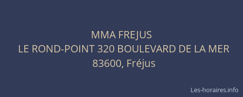 MMA FREJUS