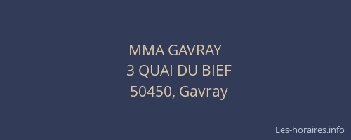 MMA GAVRAY