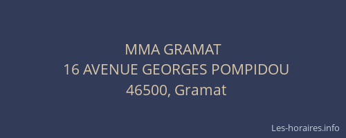 MMA GRAMAT
