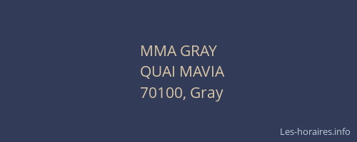 MMA GRAY