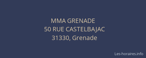 MMA GRENADE