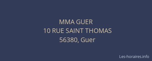 MMA GUER