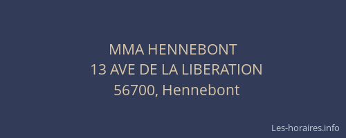 MMA HENNEBONT