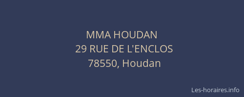 MMA HOUDAN