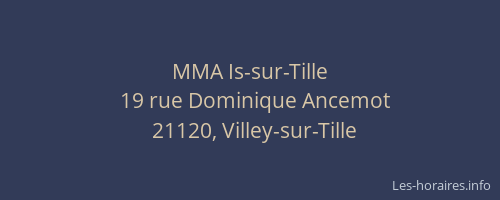MMA Is-sur-Tille