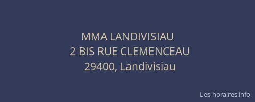 MMA LANDIVISIAU