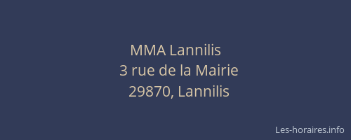 MMA Lannilis