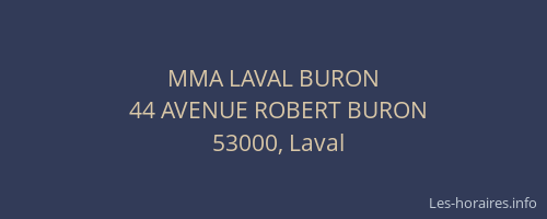 MMA LAVAL BURON