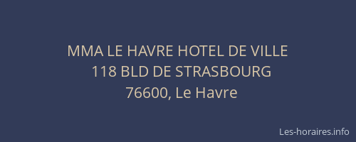 MMA LE HAVRE HOTEL DE VILLE