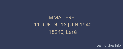 MMA LERE