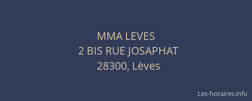 MMA LEVES
