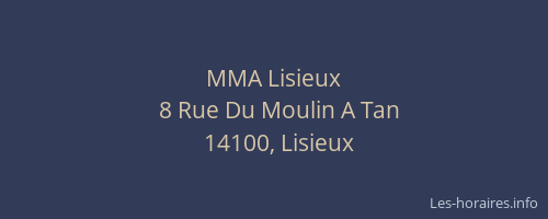 MMA Lisieux