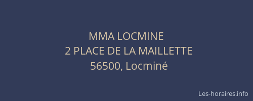 MMA LOCMINE
