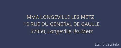 MMA LONGEVILLE LES METZ