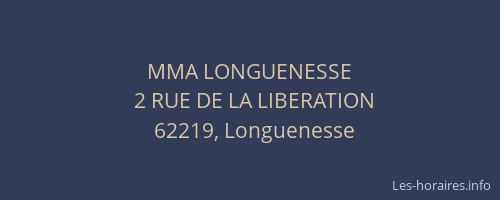 MMA LONGUENESSE