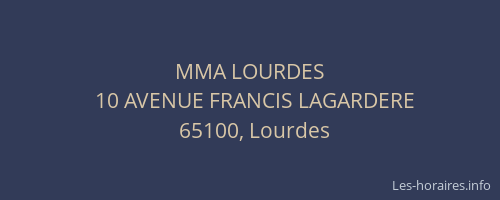 MMA LOURDES