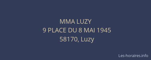 MMA LUZY