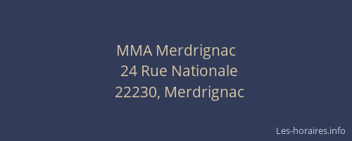 MMA Merdrignac