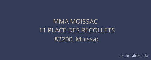 MMA MOISSAC