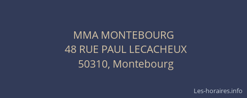 MMA MONTEBOURG