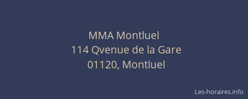 MMA Montluel