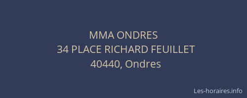 MMA ONDRES