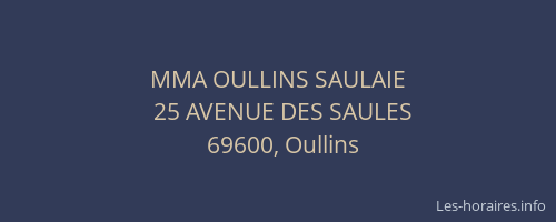 MMA OULLINS SAULAIE