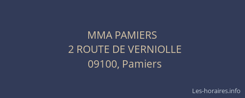 MMA PAMIERS