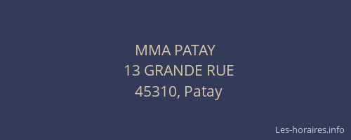 MMA PATAY