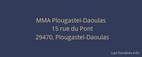 MMA Plougastel-Daoulas