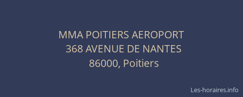 MMA POITIERS AEROPORT