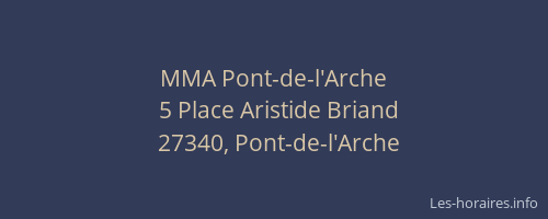MMA Pont-de-l'Arche