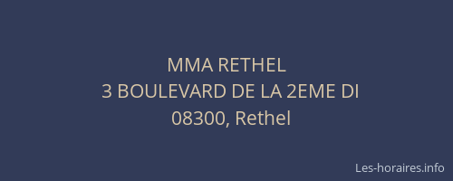 MMA RETHEL