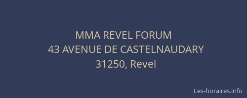 MMA REVEL FORUM