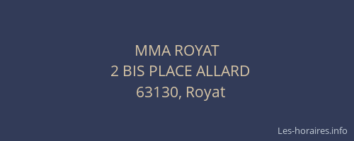MMA ROYAT